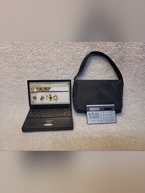 The Vermont Teddy Bear Company Accessories Laptop W/ Case & Calculator
